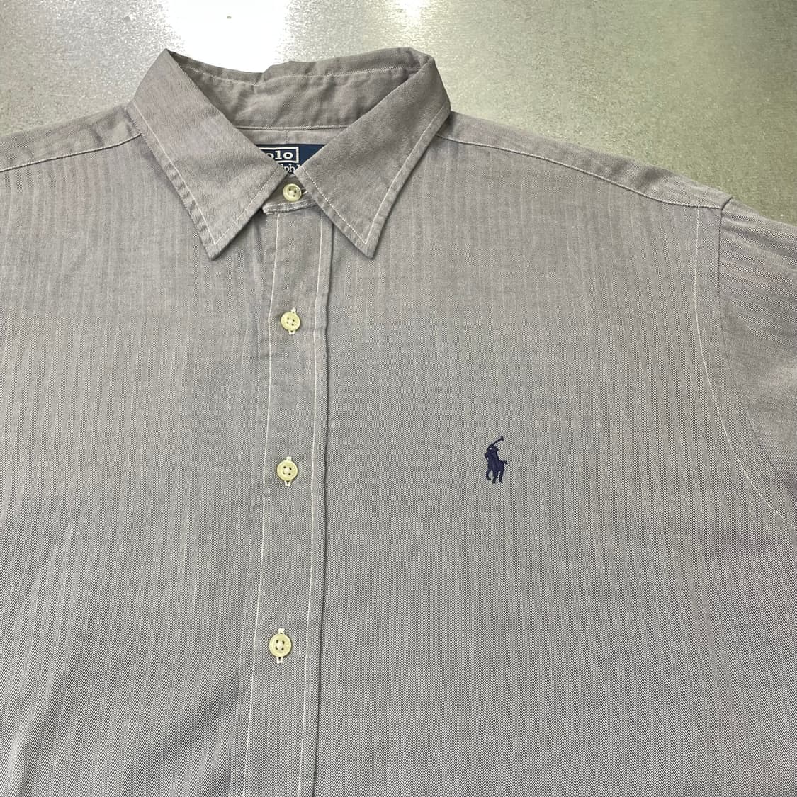 (L) POLO 폴로 랄프로렌 솔리드 셔츠 Lowell sport 상품이미지7