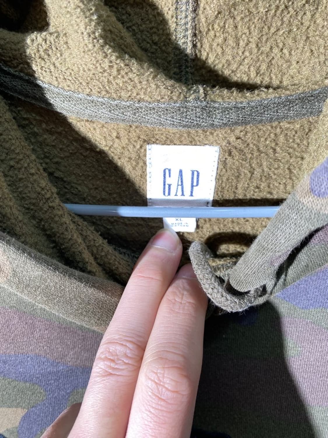 gap 카모 후드티 상품이미지3