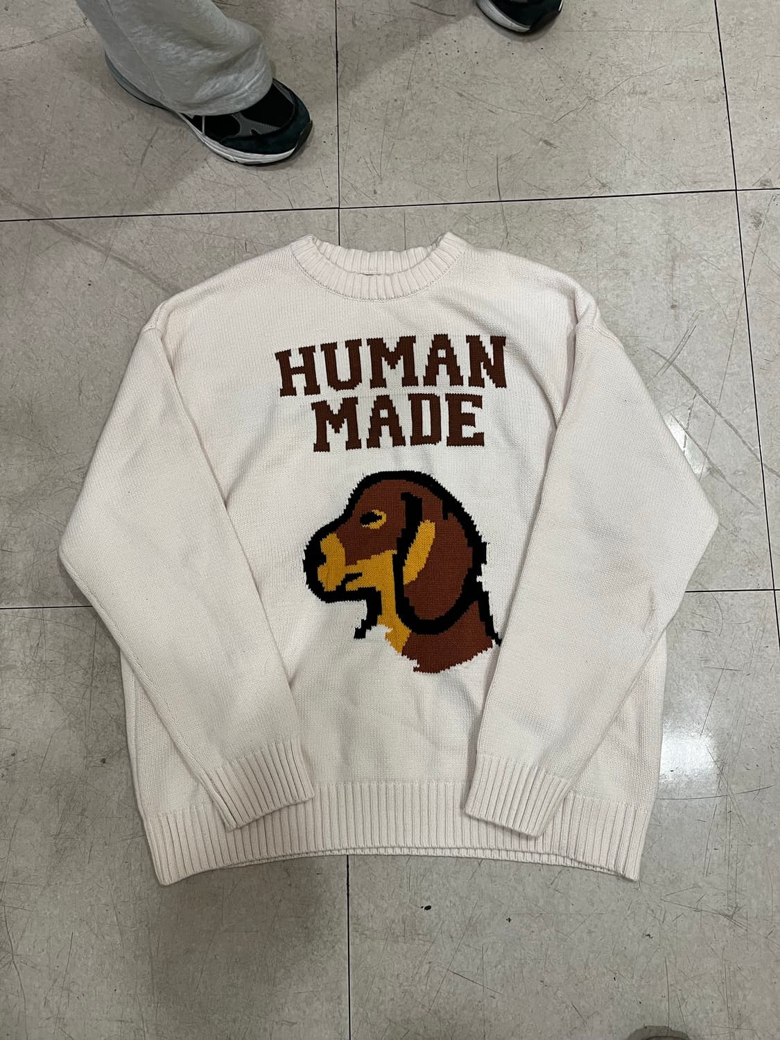 휴먼메이드 아이보리 니트 팝니당 상품이미지2