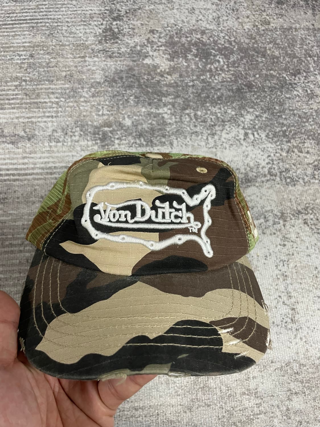 00s vtg 본더치 카모 트러커 상품이미지5