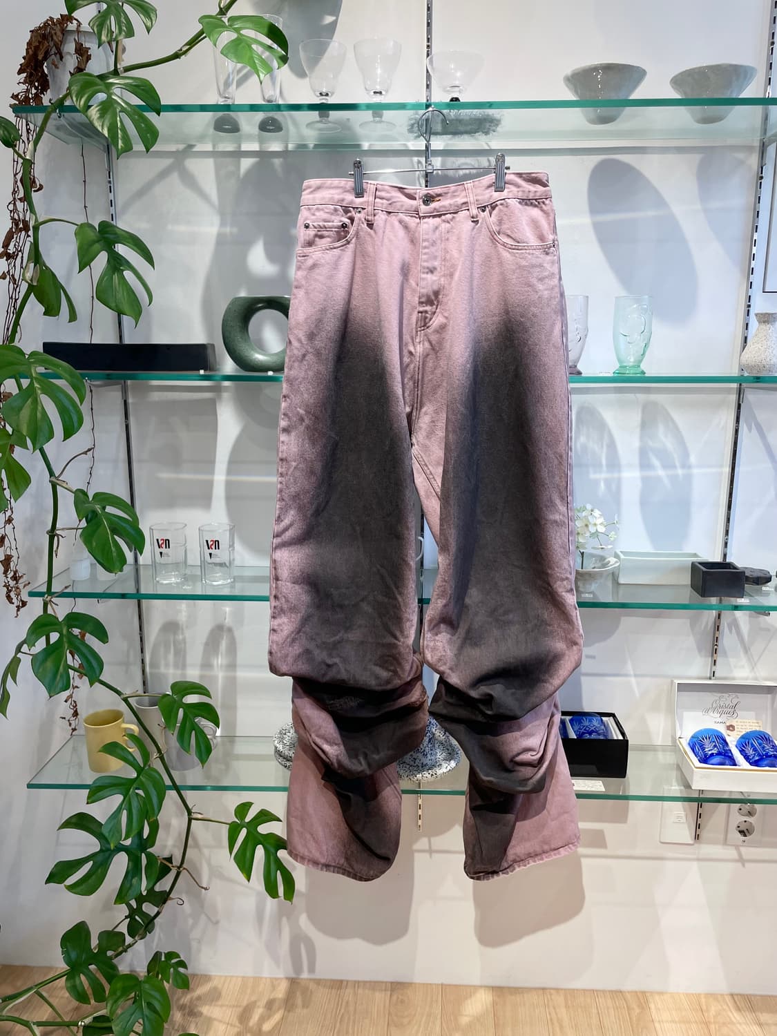 와이프로젝트 draped cuff denim pants 상품이미지1