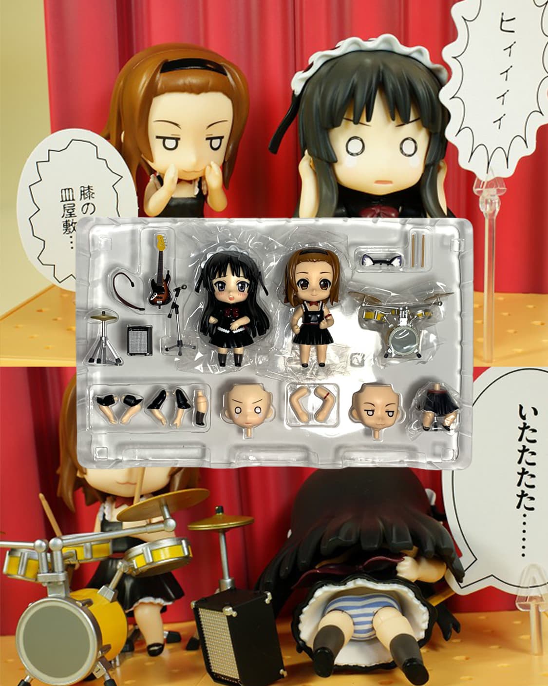 케이온 넨도로이드 101 미오&리츠 문화제 라이브 스테이지 세트 상품이미지2