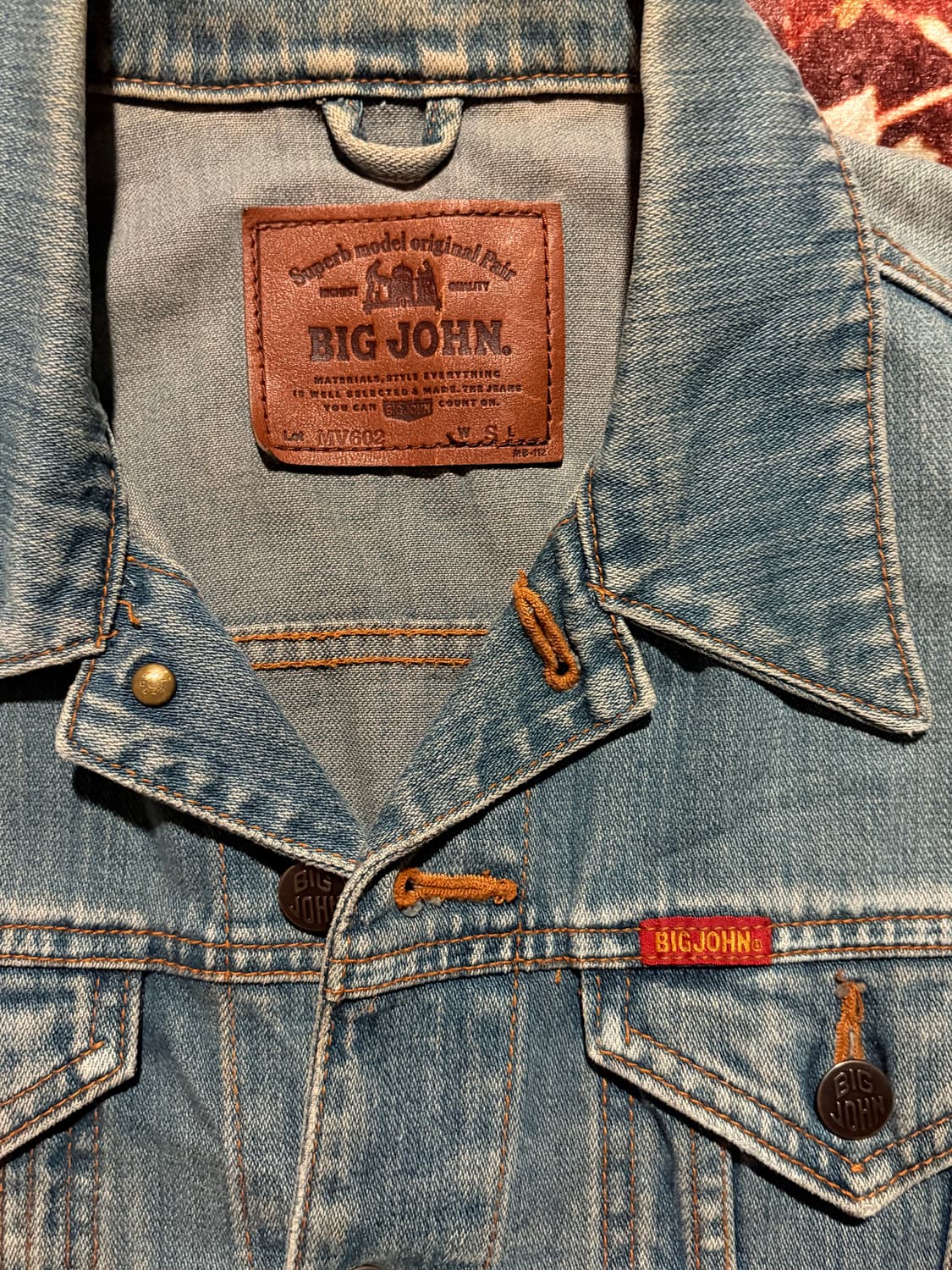 Big John MV602 데님 자켓   상품이미지2