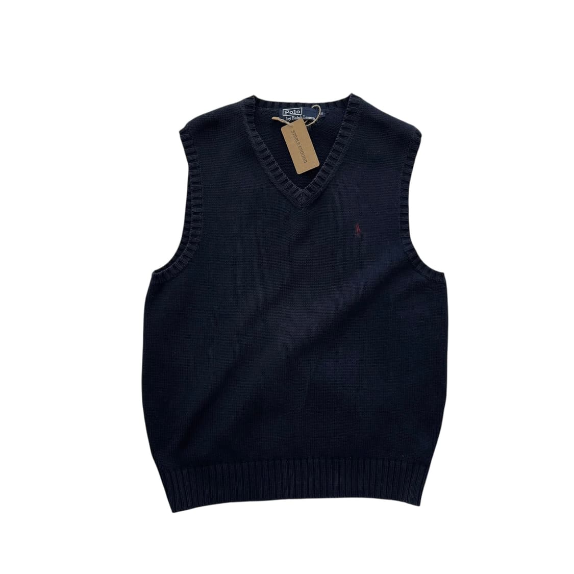 [98] 90's 폴로 랄프로렌 브이넥 니트 베스트 상품이미지1