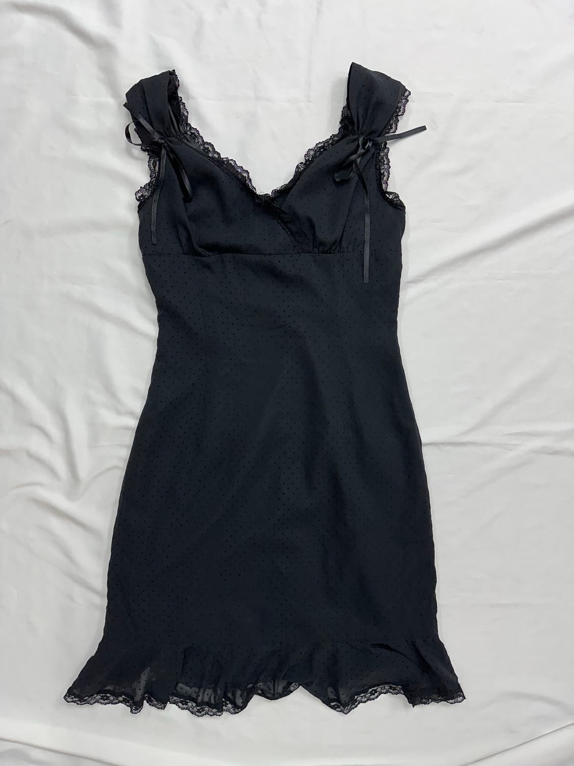 도트 레이스 원피스 상품이미지1