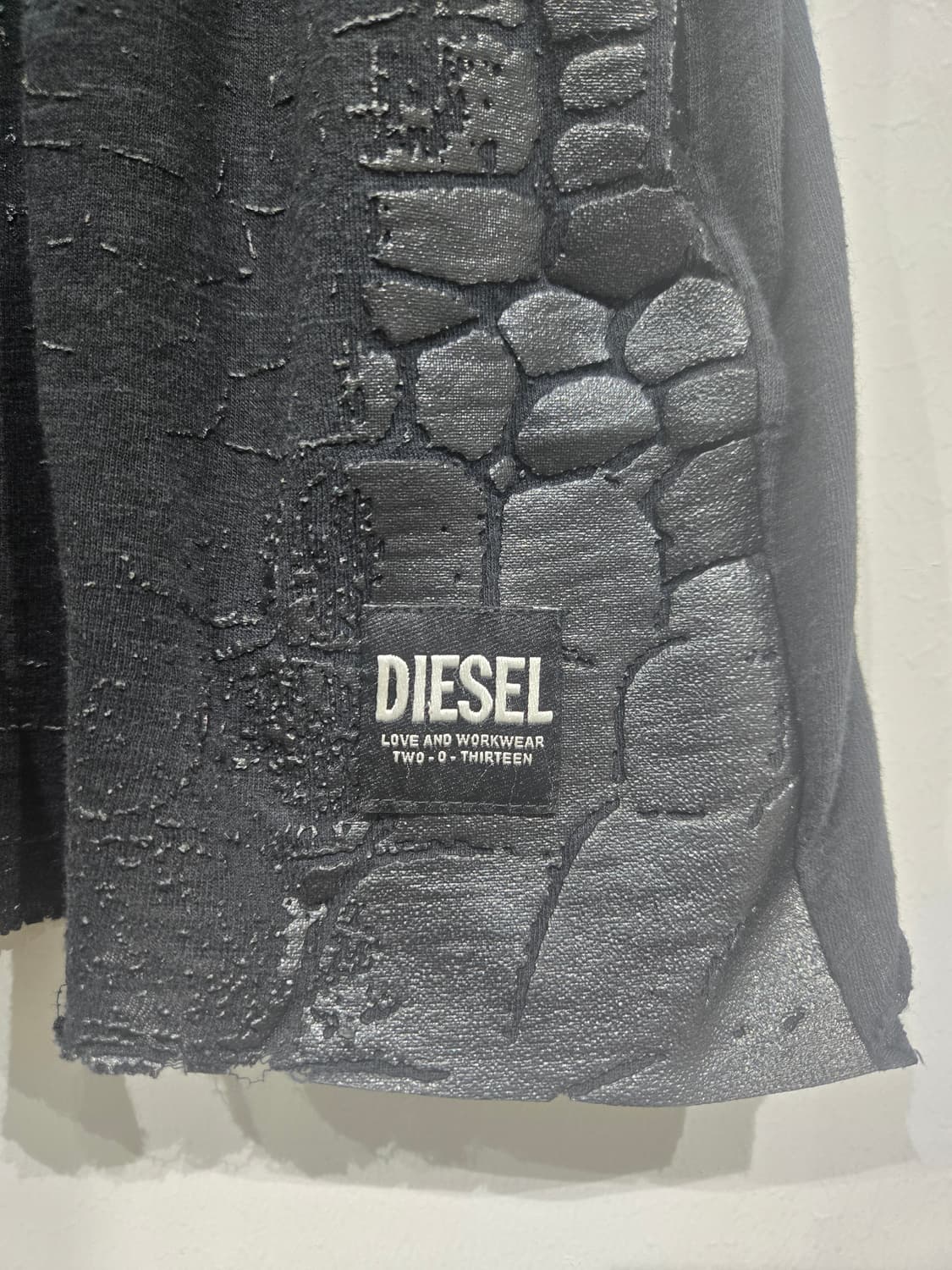 디젤 블랙 크랙 나시 원피스 상품이미지7