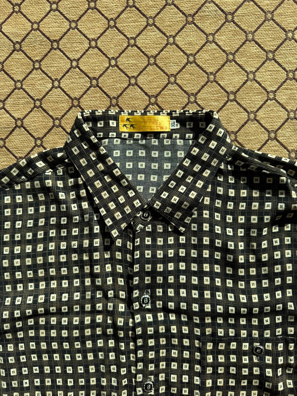 빈티지 패턴 셔츠 상품이미지1