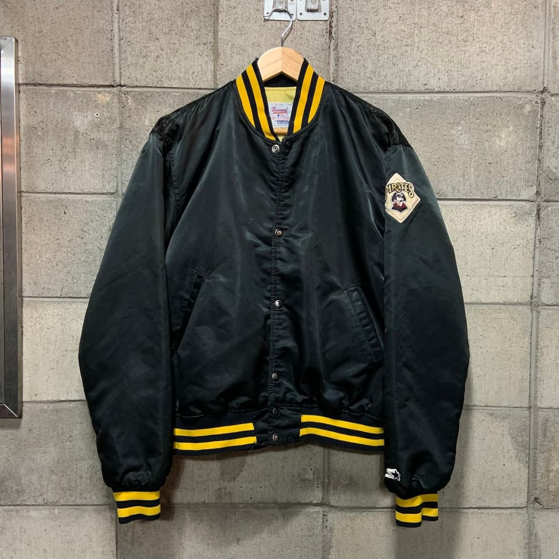 스타터 MLB 90s 파이레츠 새틴 바시티 자켓 L 105 상품이미지2