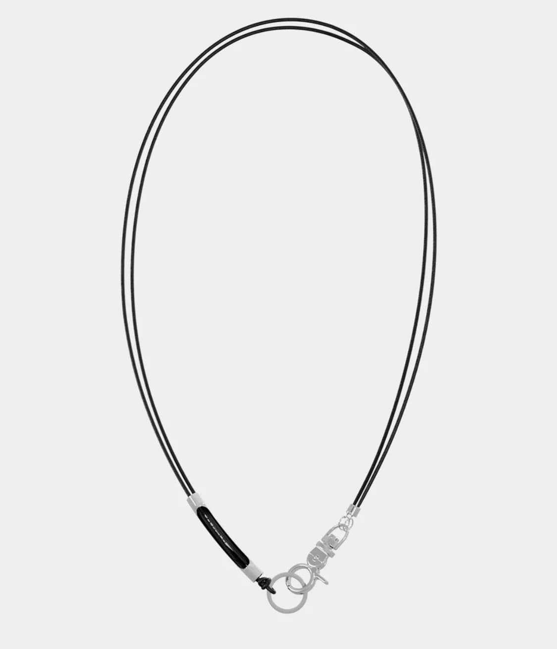 세이지가 Tiny 3way Leather Necklace (Black) 상품이미지2
