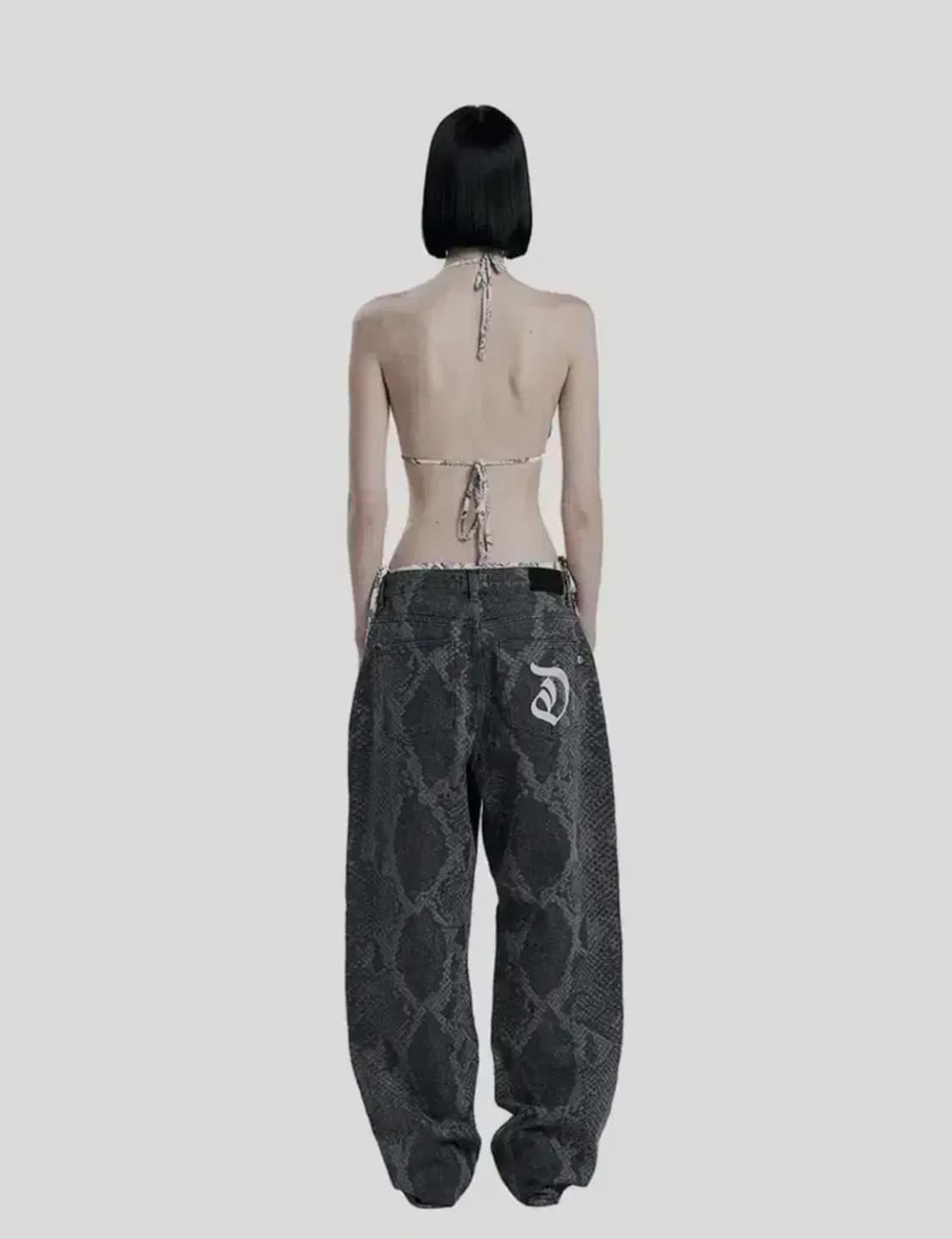 odor kay python pants 상품이미지1