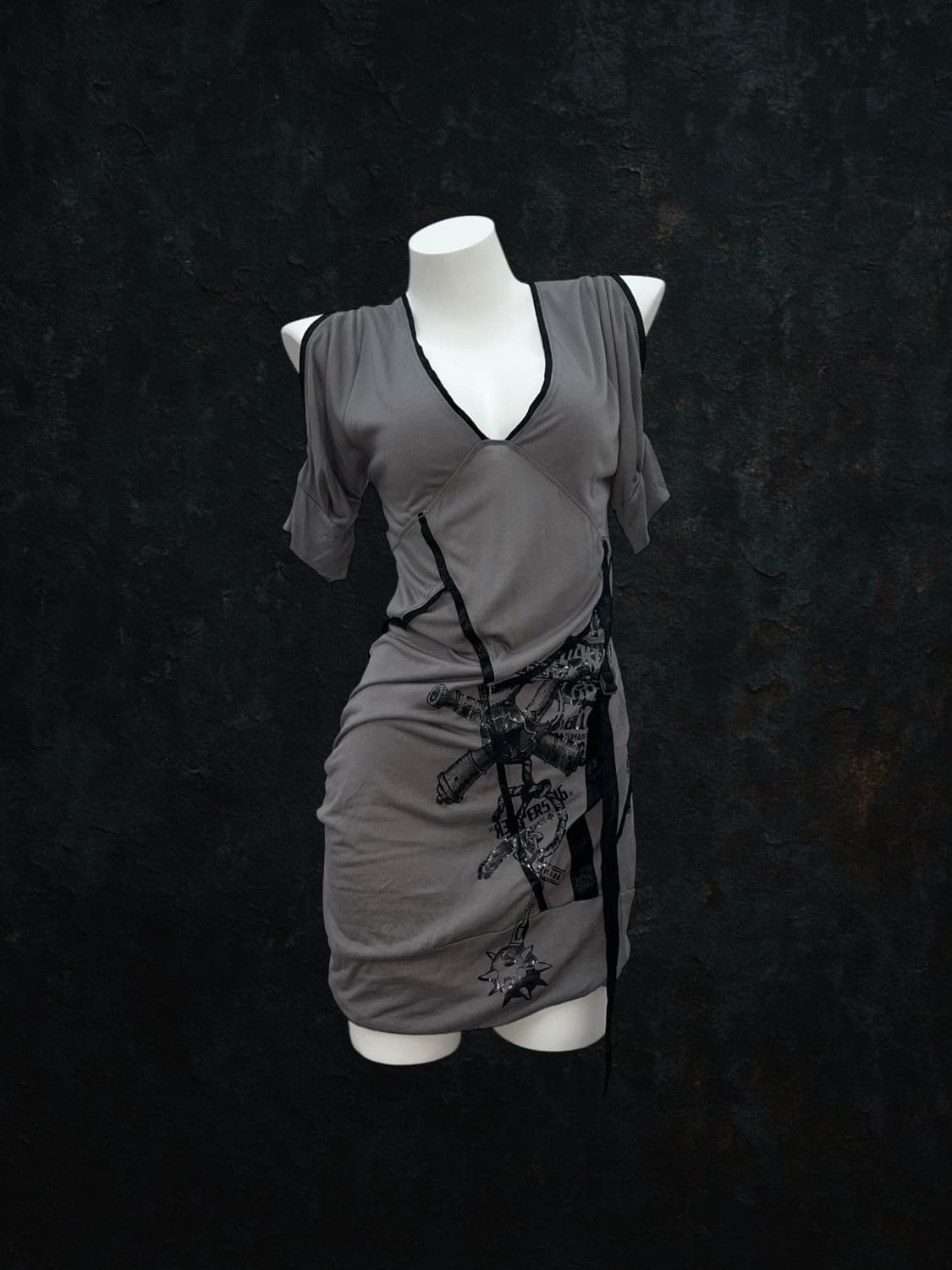 'SALVAGE' back string printing one-piece 상품이미지2