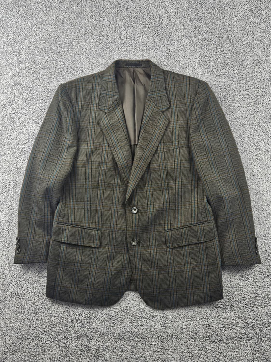 SOLED'ORO 체크 블레이저 자켓 ( M 추정 ) / 11249 상품이미지1