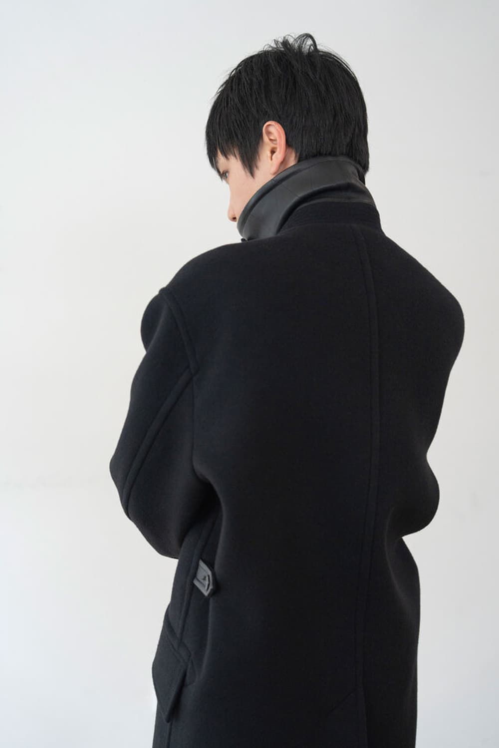 h.a.m 피코트 블랙 1사이즈 / hamsaseyo / 함 상품이미지3