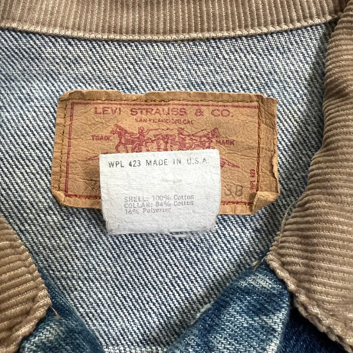1980s Levi’s 70904 0216 Denim jacket 상품이미지6