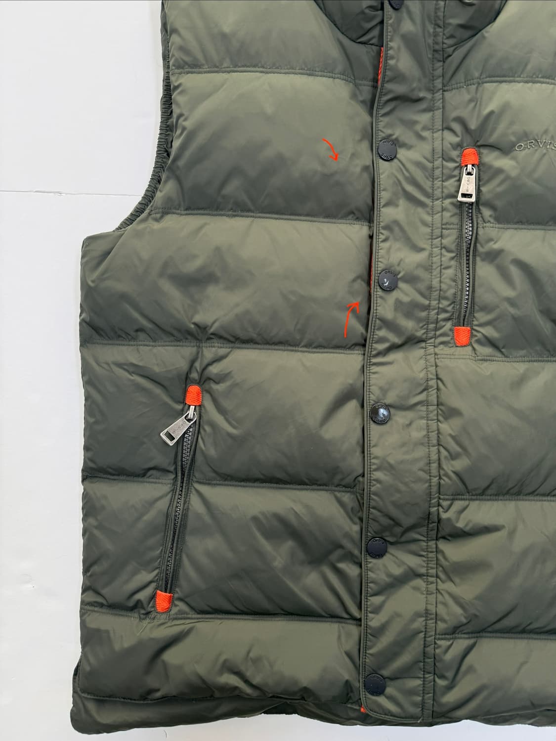 ORVIS 오비스 구스다운 패딩 베스트 상품이미지2