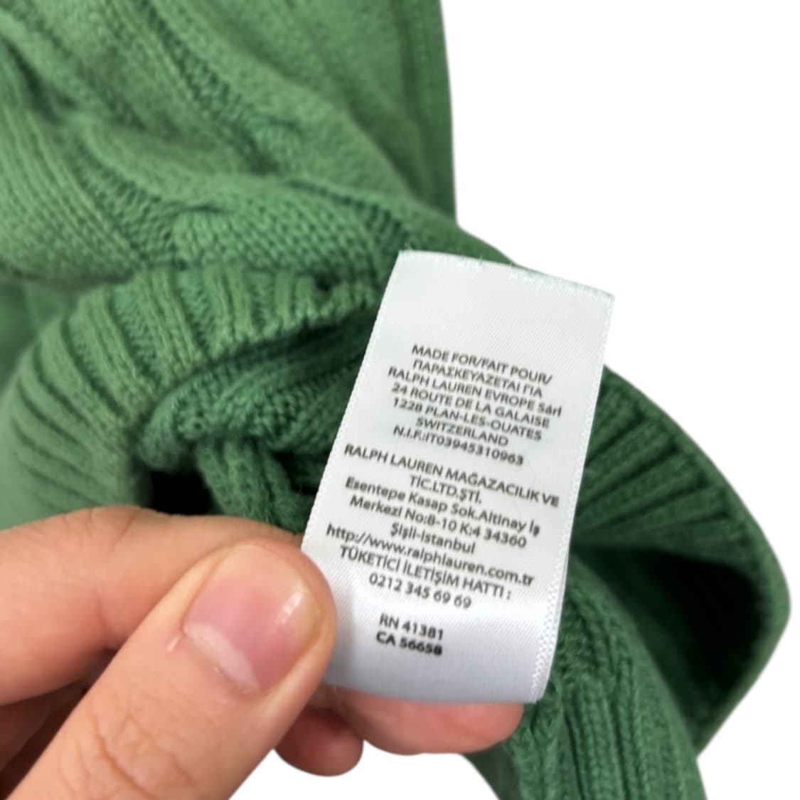 폴로랄프로렌 케이블 반팔니트 상품이미지6