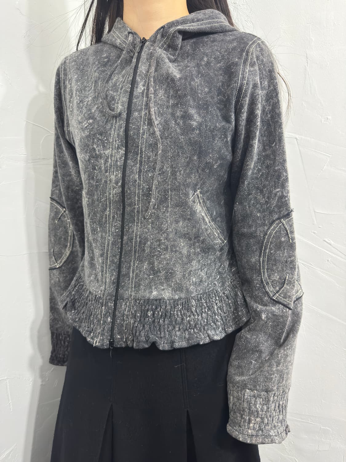 design hood twoway zipup 상품이미지3