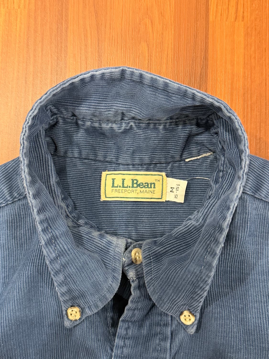 90-00s L.L.Bean 엘엘빈 코듀로이 셔츠 상품이미지8