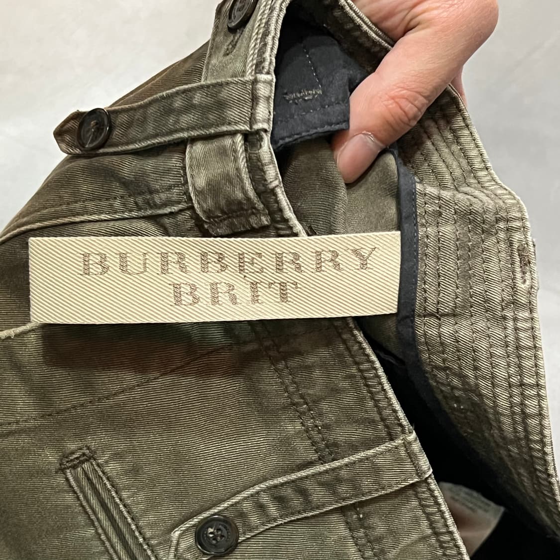  버버리 브릿 코튼 팬츠 +명품감정서 y14732 상품이미지7