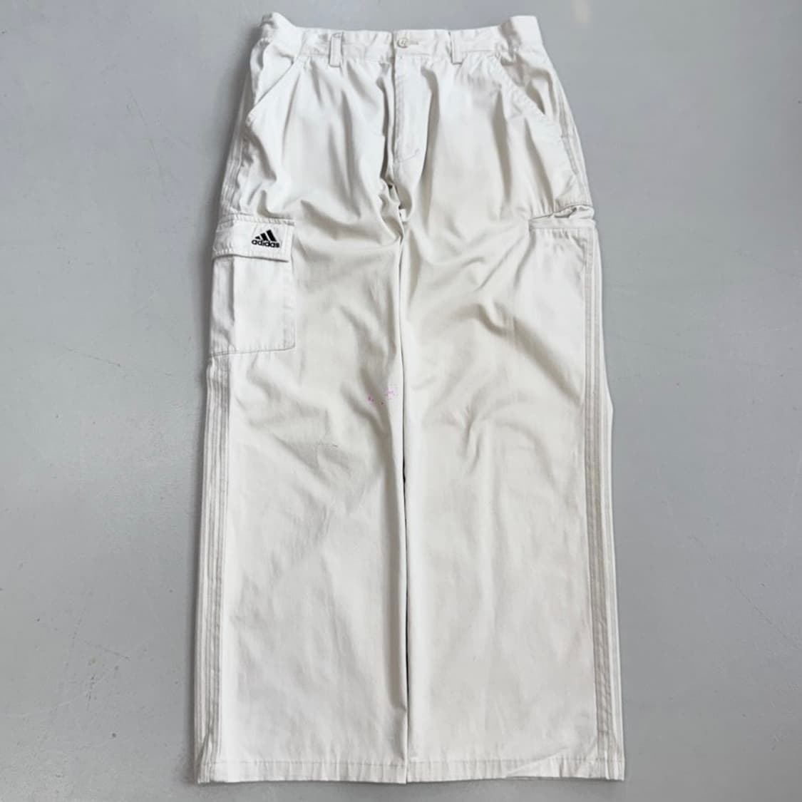 아디다스 00s 삼선 카고 올드스쿨 와이드 코튼 팬츠 상품이미지2