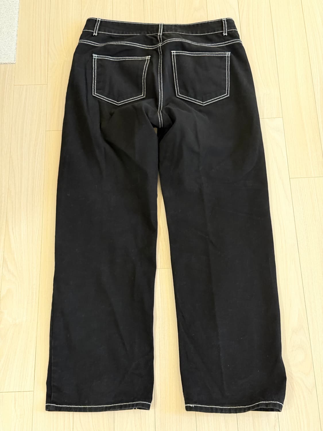 퍼블릭아이콘 와이드 코튼 팬츠 M 상품이미지3