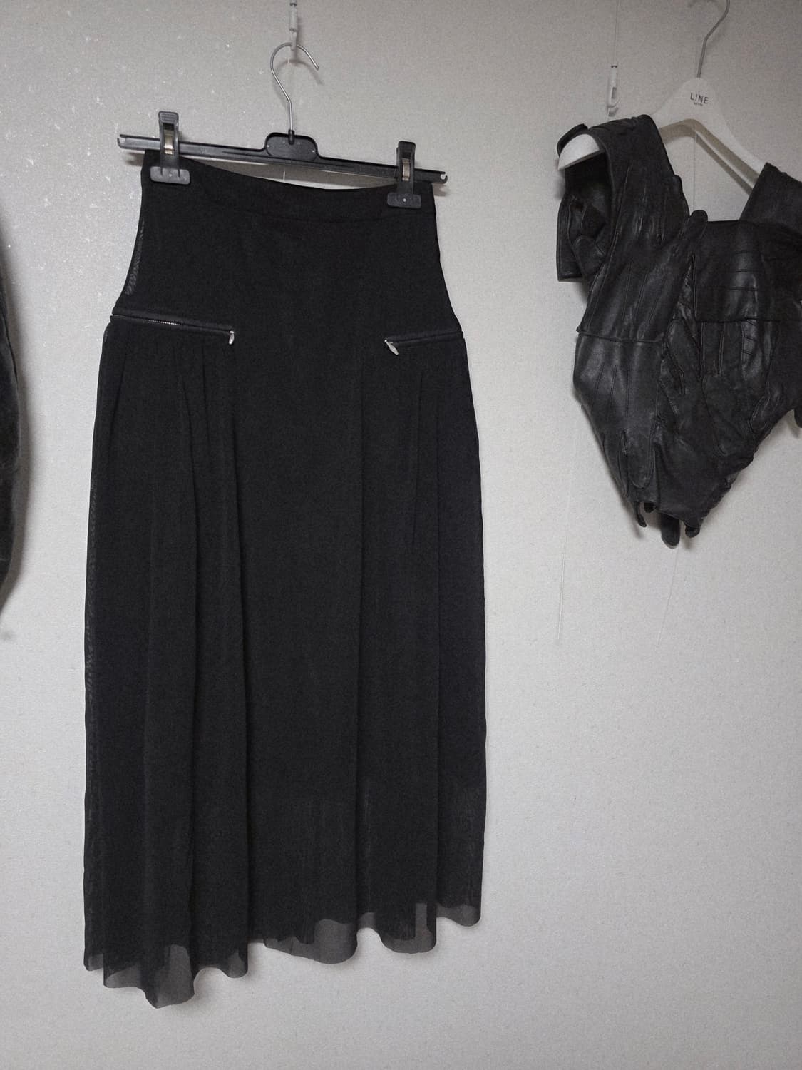 YOHEI ONO Zip Layered Skirt 상품이미지2