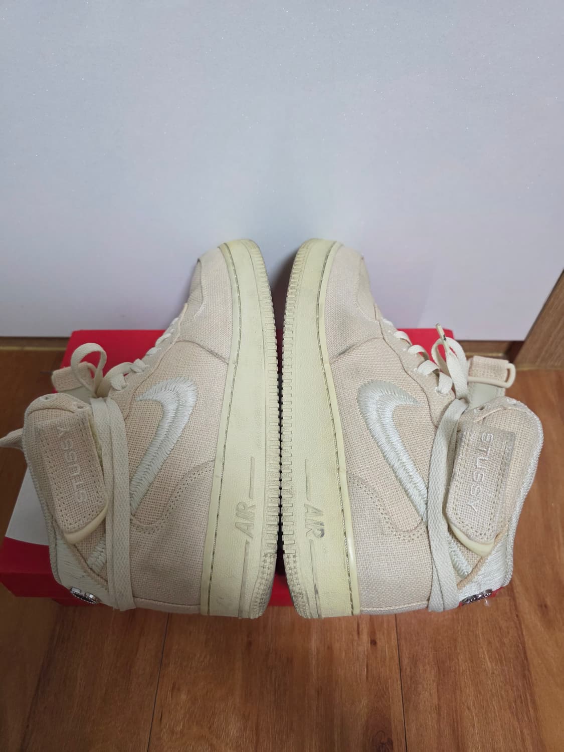 [260] 스투시 x 나이키 에어포스 1 미드 포실 상품이미지5