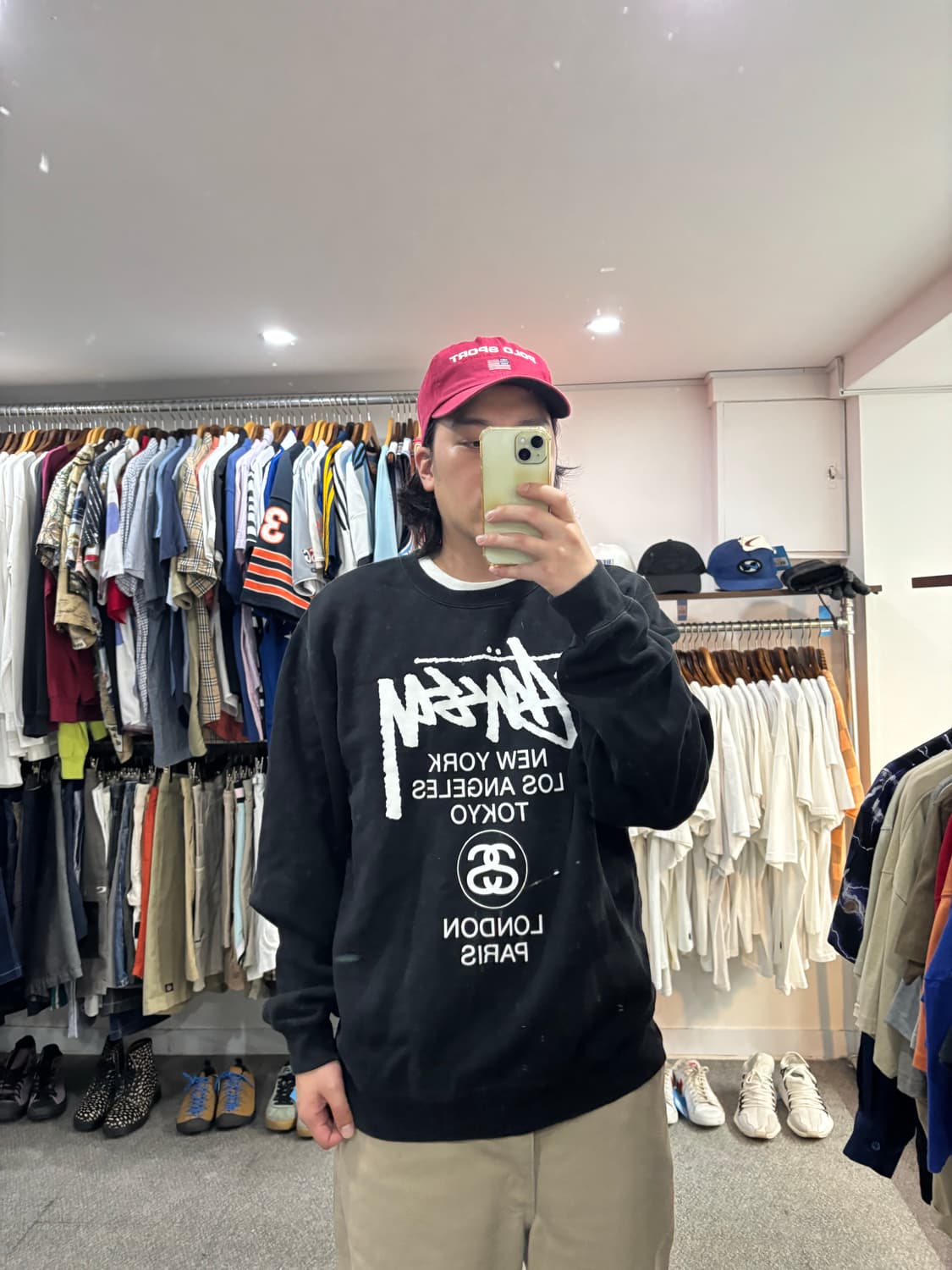 스투시 월드투어 크루넥 상품이미지8