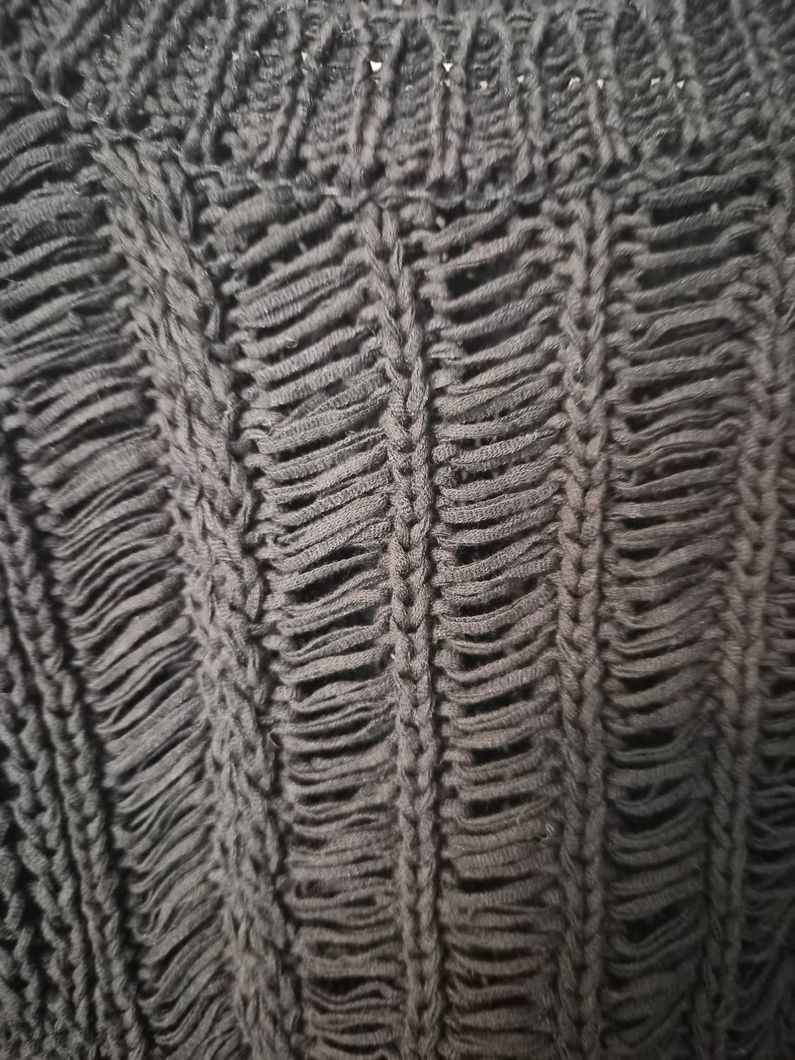 [Maje] 마쥬 정품 블랙 펀칭 꽈배기 니트 (사이즈 1) 상품이미지6