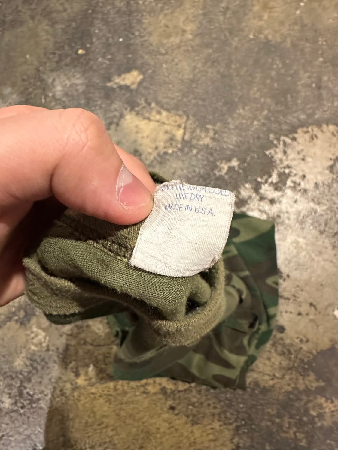 빈티지 90s 우드랜드 카모 롱 슬리브  상품이미지5