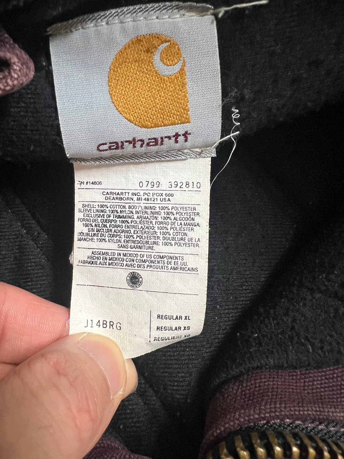 칼하트 산타페 J14 BRG 상품이미지4