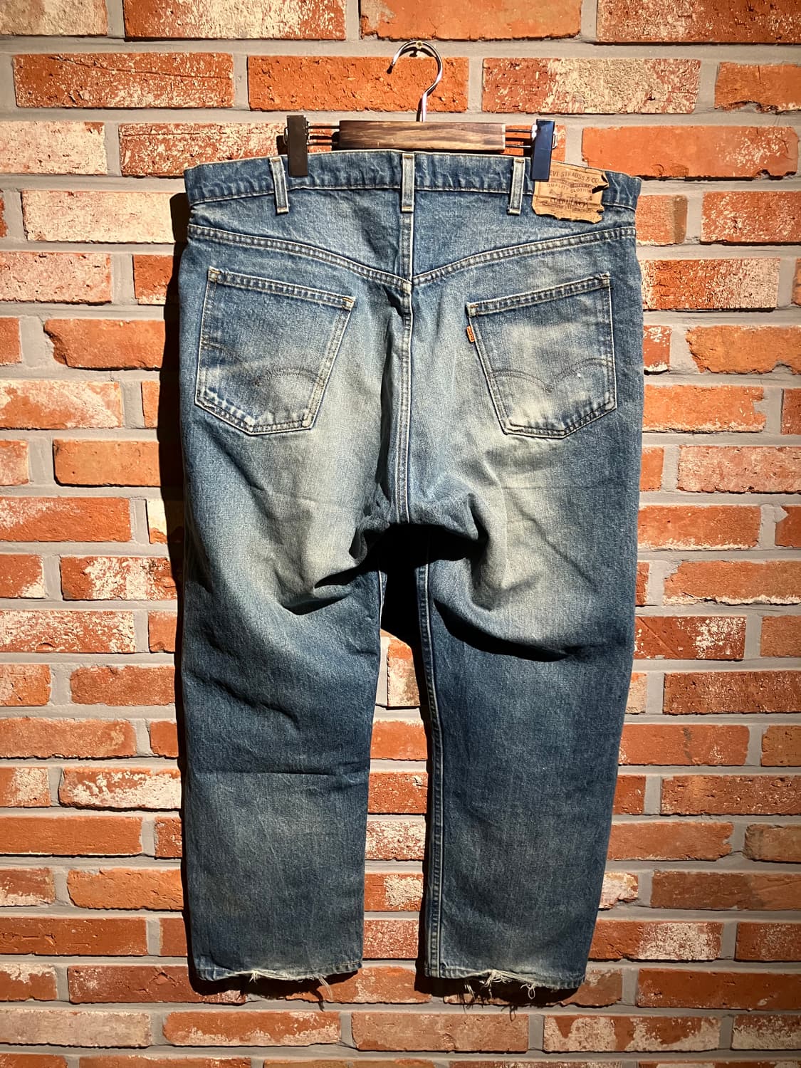 80s USA 빈티지 리바이스 505 오렌지탭 데님 팬츠 상품이미지5