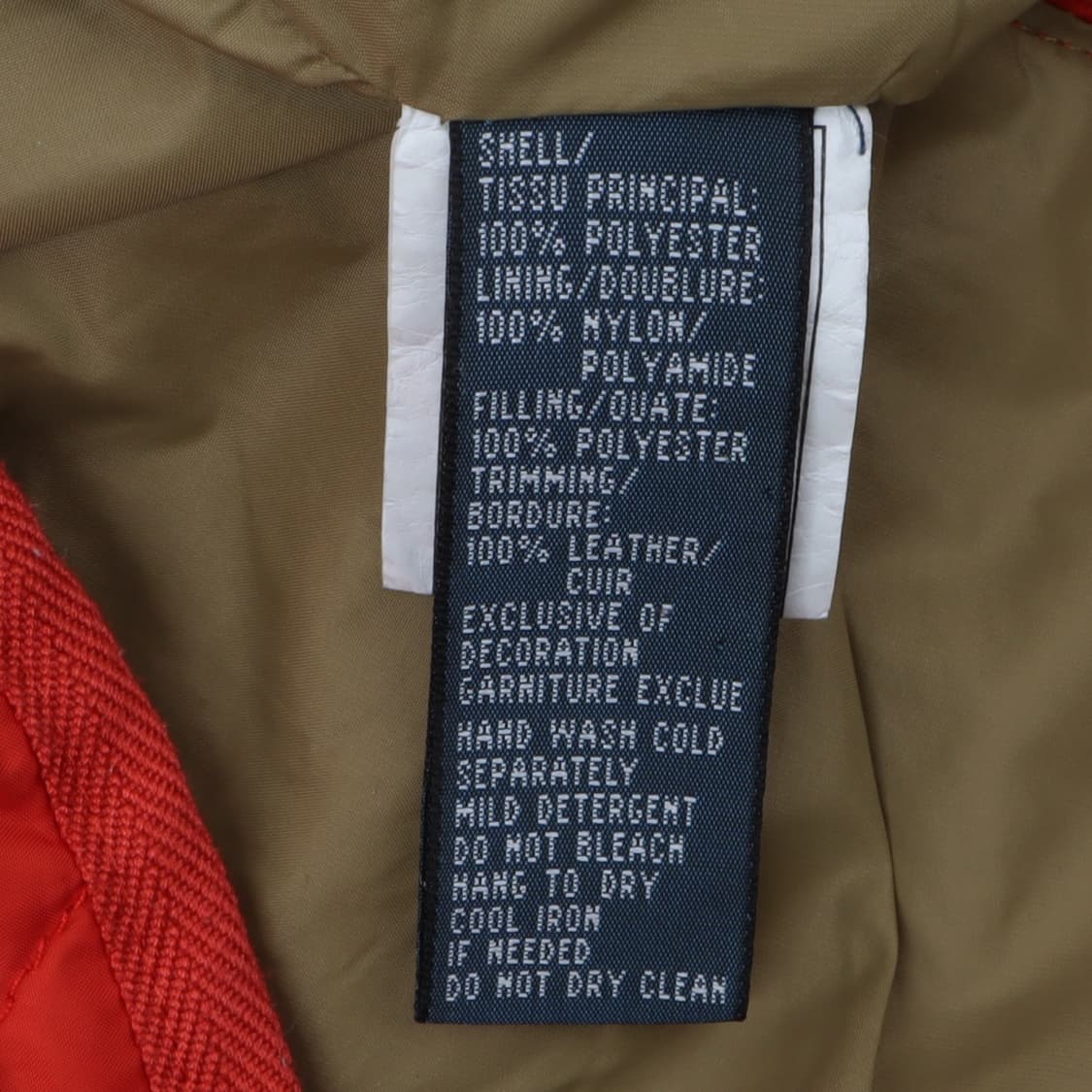 폴로 랄프로렌 오렌지 코듀로이 퀄팅 베스트 상품이미지9