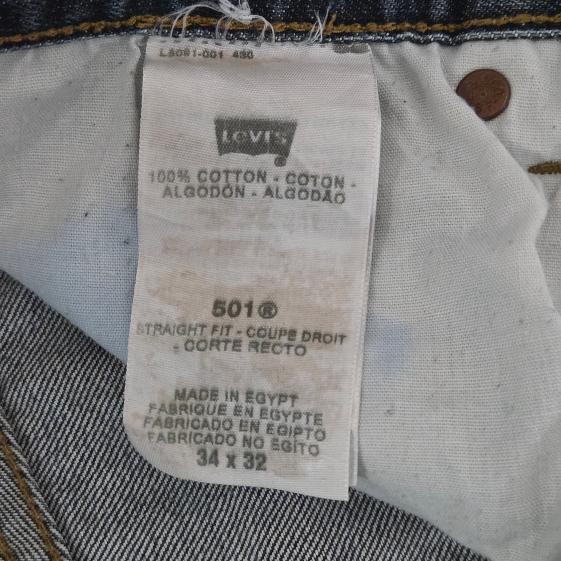 리바이스 501 데님팬츠 34/32 상품이미지6