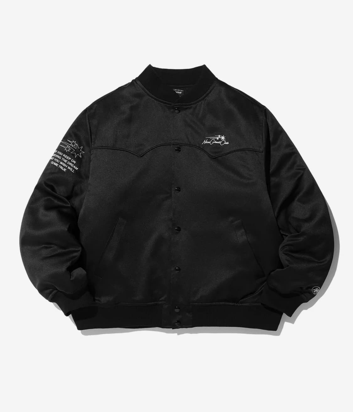 나이스고스트클럽 사틴 바시티 자켓 M 상품이미지1