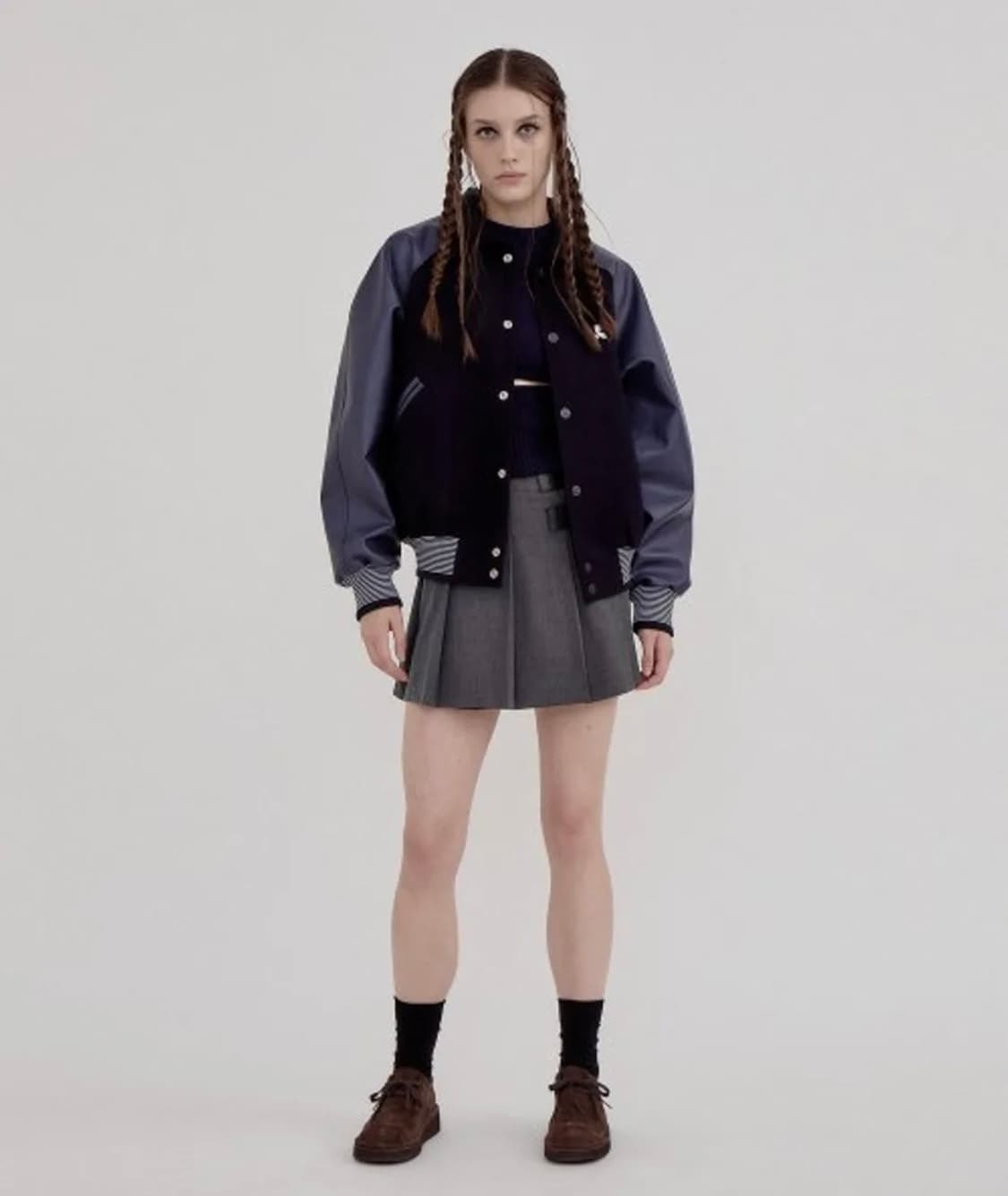 레스트앤레크레이션 봄버 자켓 네이비 상품이미지4