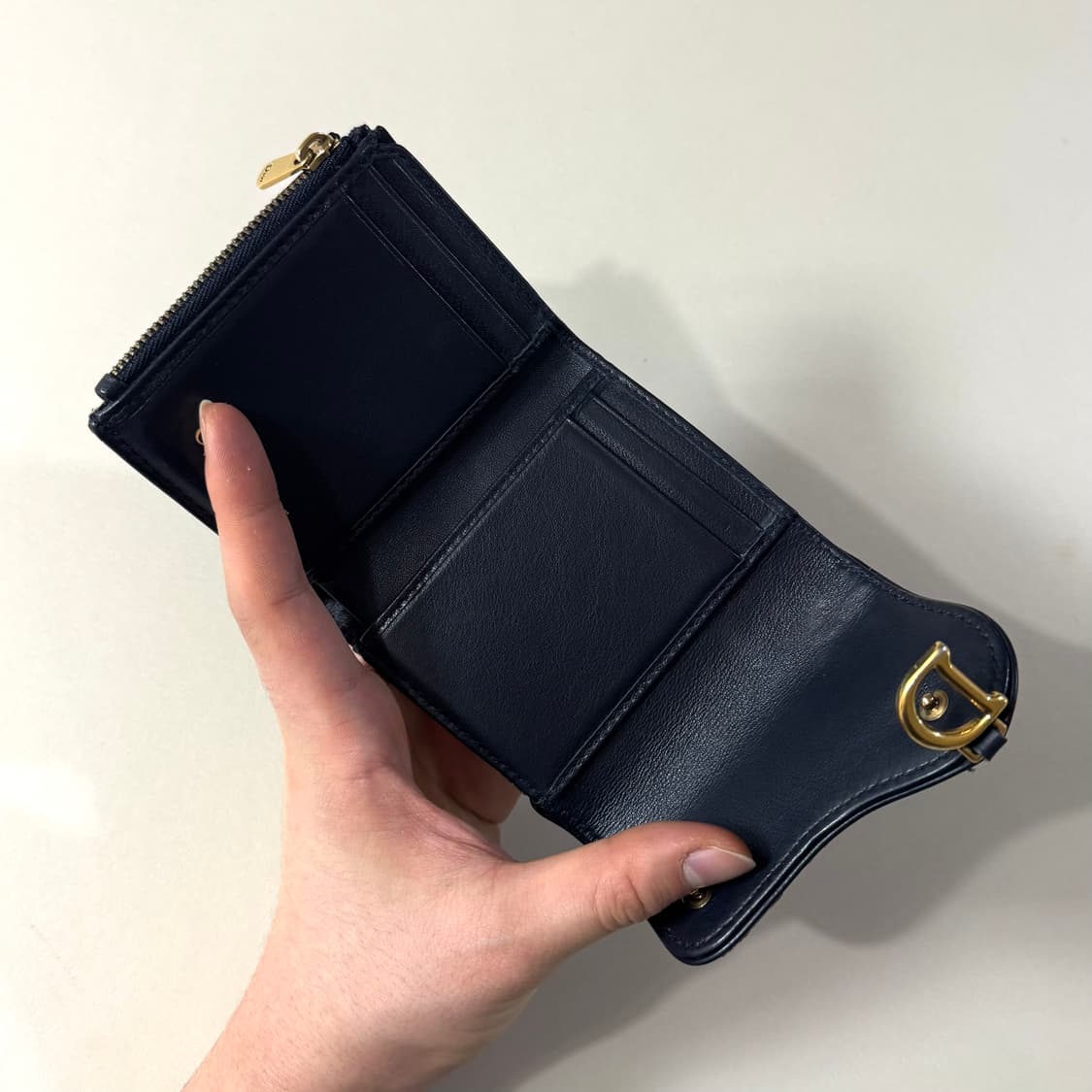 [OS/당일출고]디올 오블리크 새들 반지갑 상품이미지3