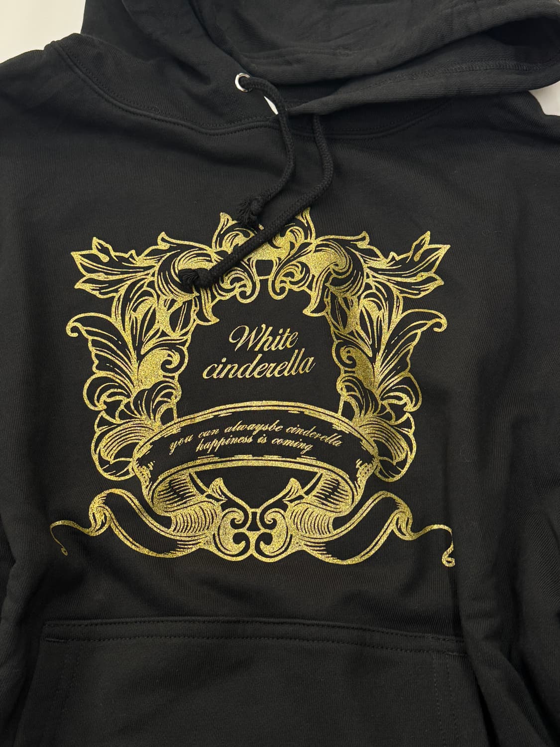 🖤지뢰계 골드 레터링 후드티셔츠🖤 고스로리 공겜여주 러블리 로맨틱  상품이미지4
