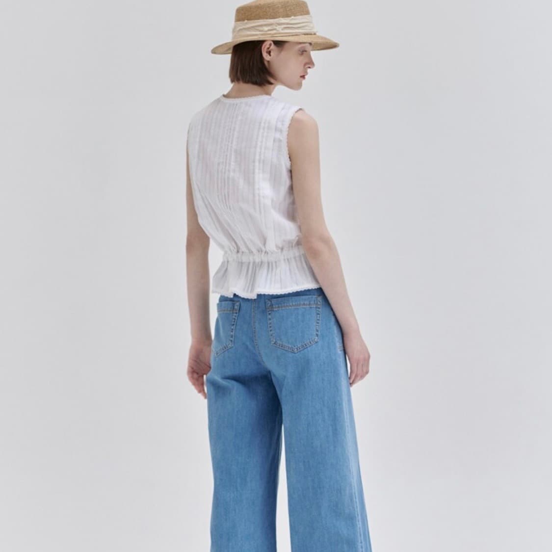 24SS 닐바이피 레이스 패치 썸머 블라우스 상품이미지2