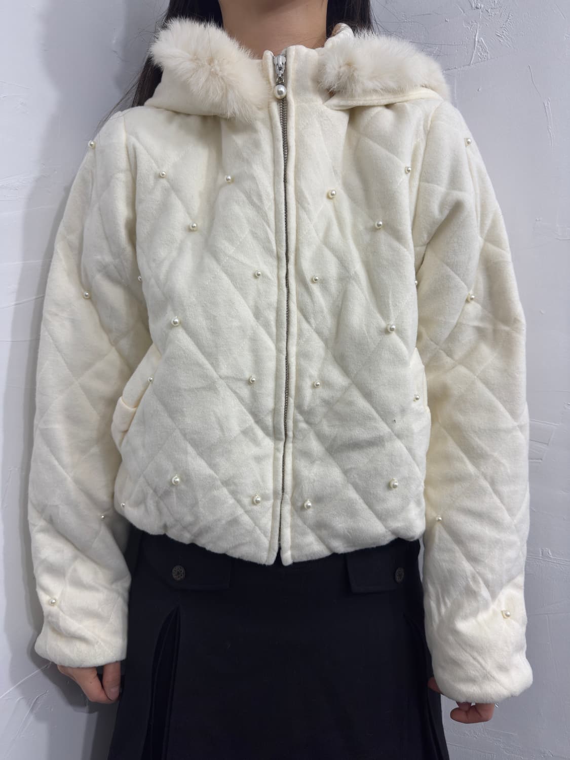 fur hood jacket 상품이미지1