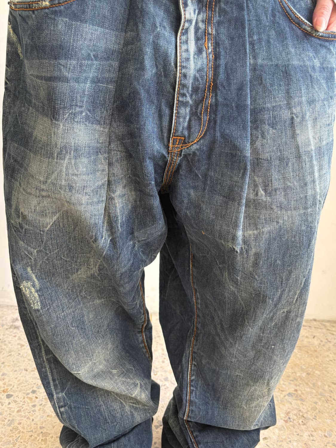 90’s 빈티지 자수 힙합팬츠 상품이미지5