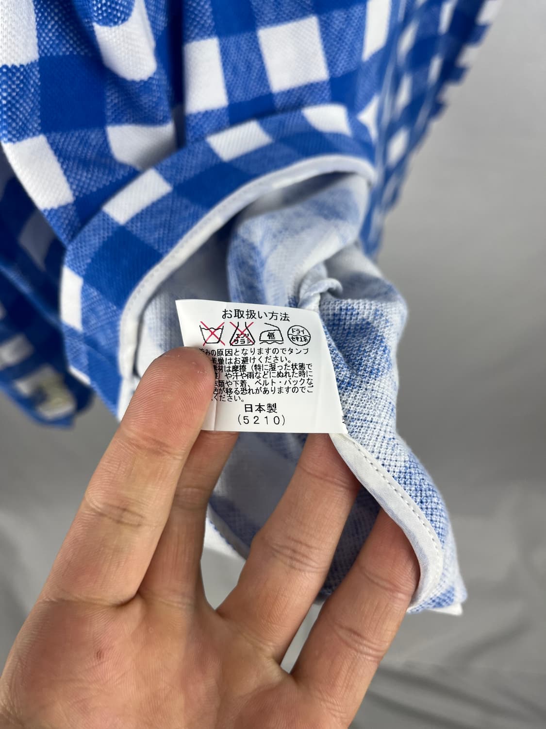 Vintage (Made in Japan) 스웻 체크패턴 블레이저  상품이미지6