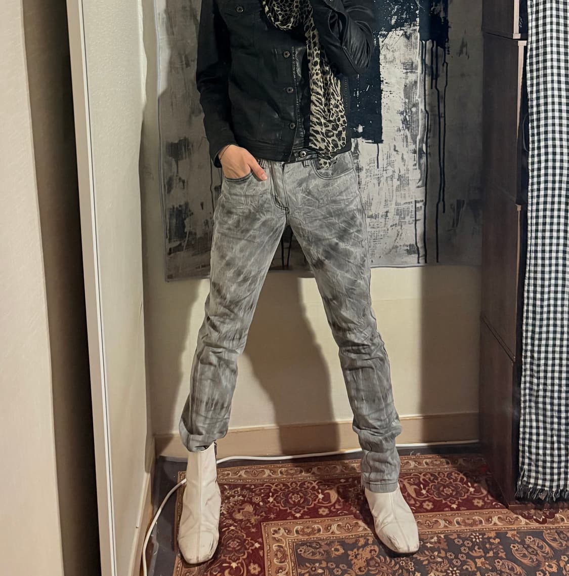 2000’s LOWBOX rock chic jeans 상품이미지1