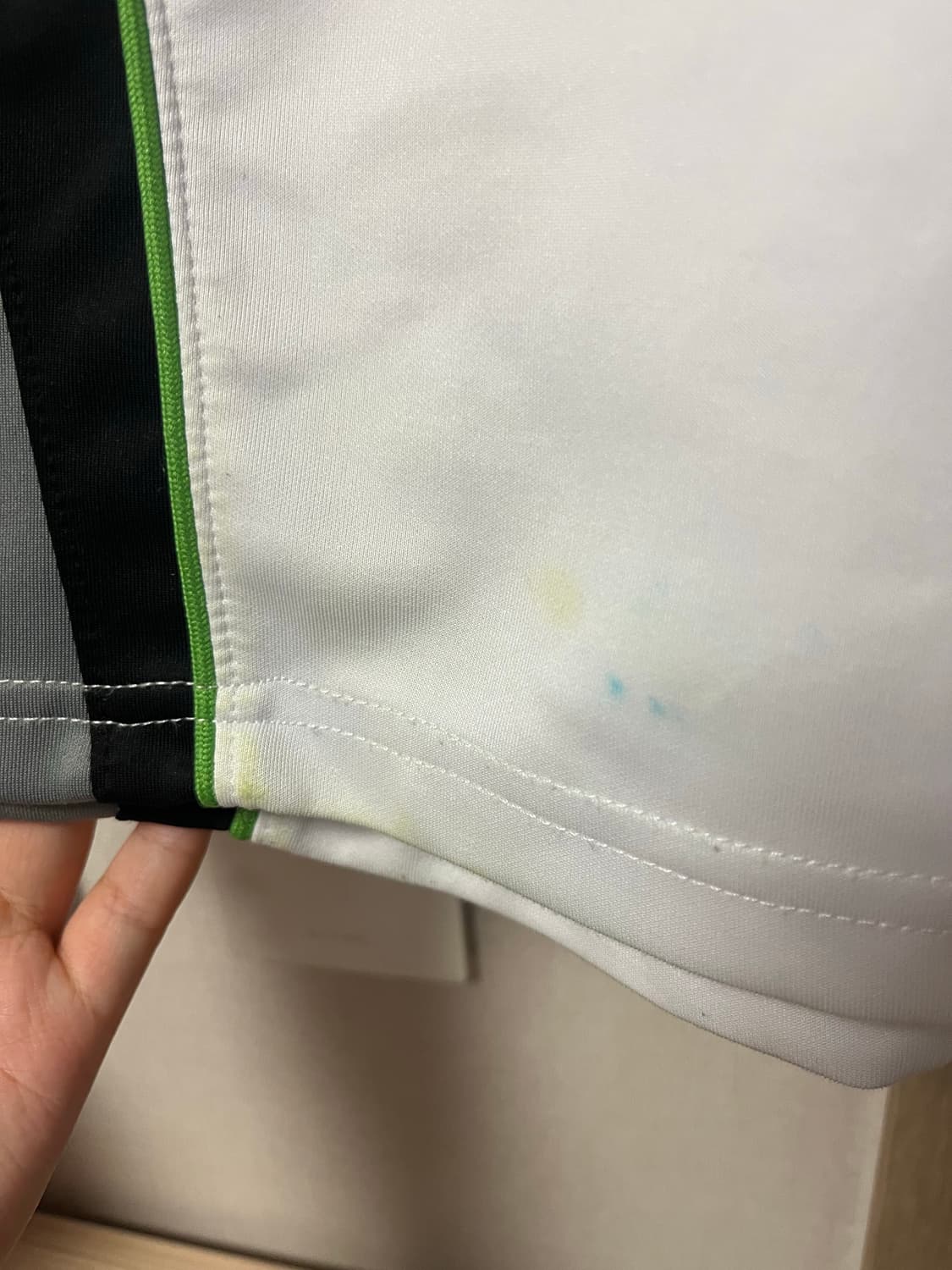 피지컬 디파트먼트 매쉬 모터사이클 래글런 반팔티셔츠_화이트 M 상품이미지5