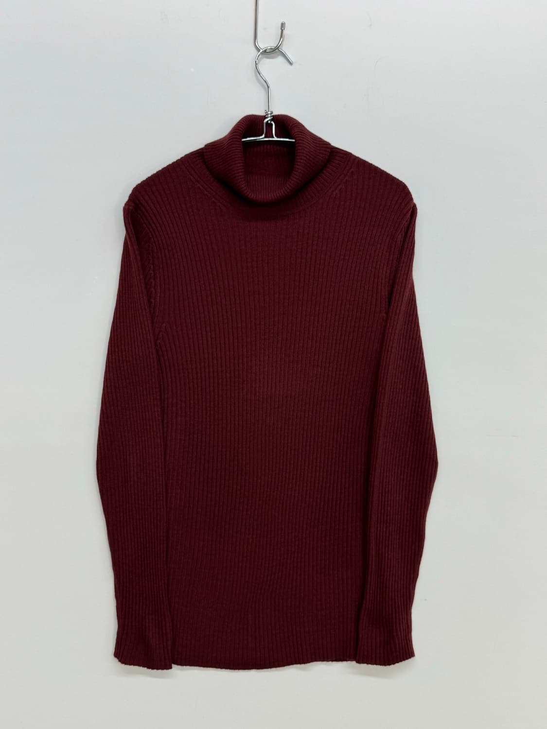 UNIQLO 유니클로 목폴라 니트 버건디 상품이미지1