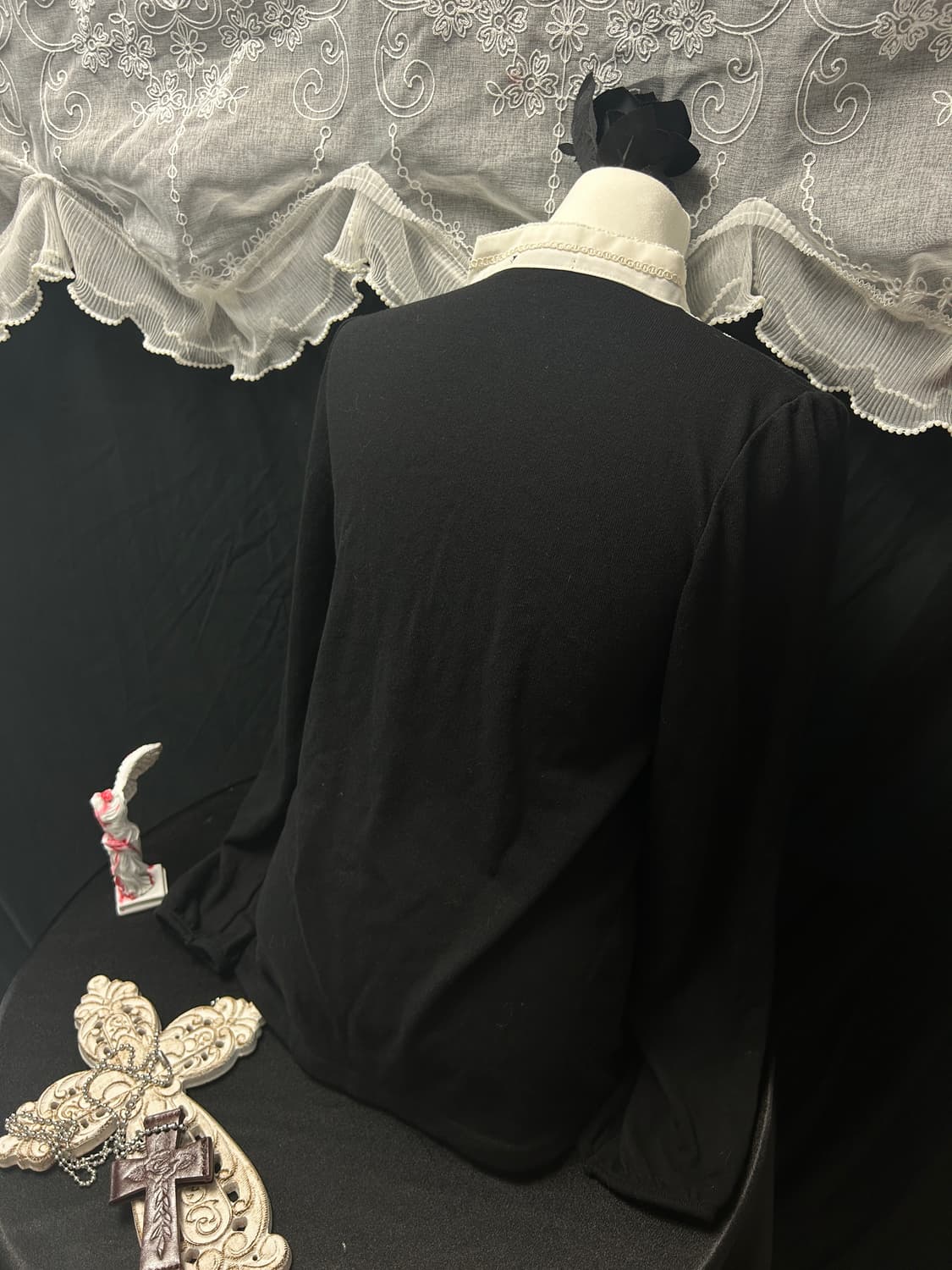 로걀 레이스 긴팔티셔츠 상품이미지5