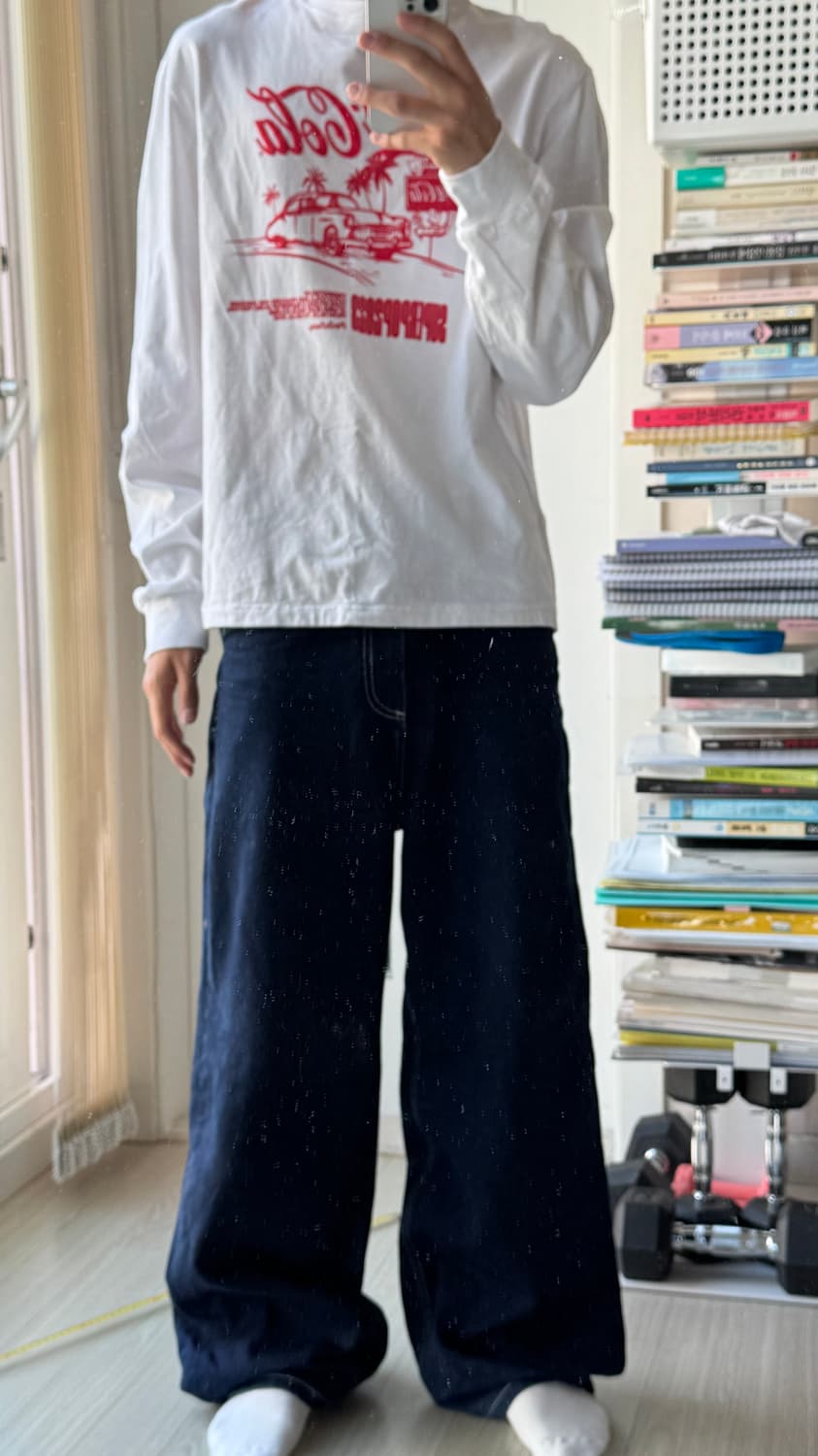 새상품급 피치스 x 코카콜라 롱슬리브 m 상품이미지2