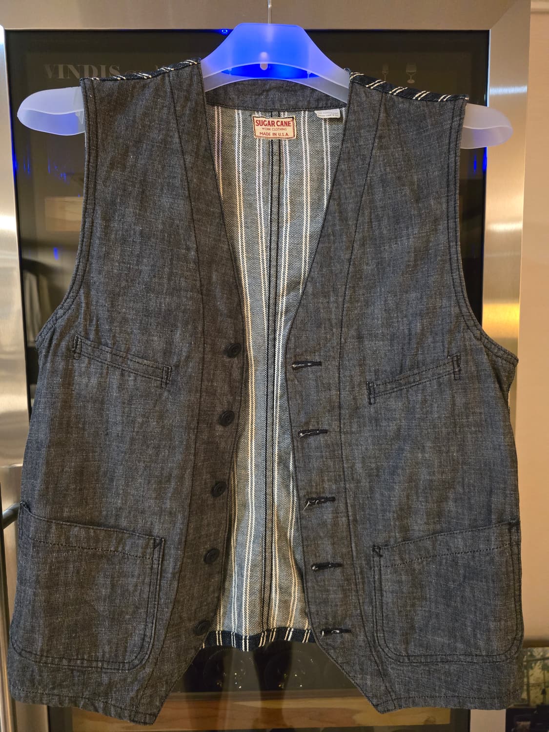 슈가케인 데님 베스트 M사이즈 상품이미지1