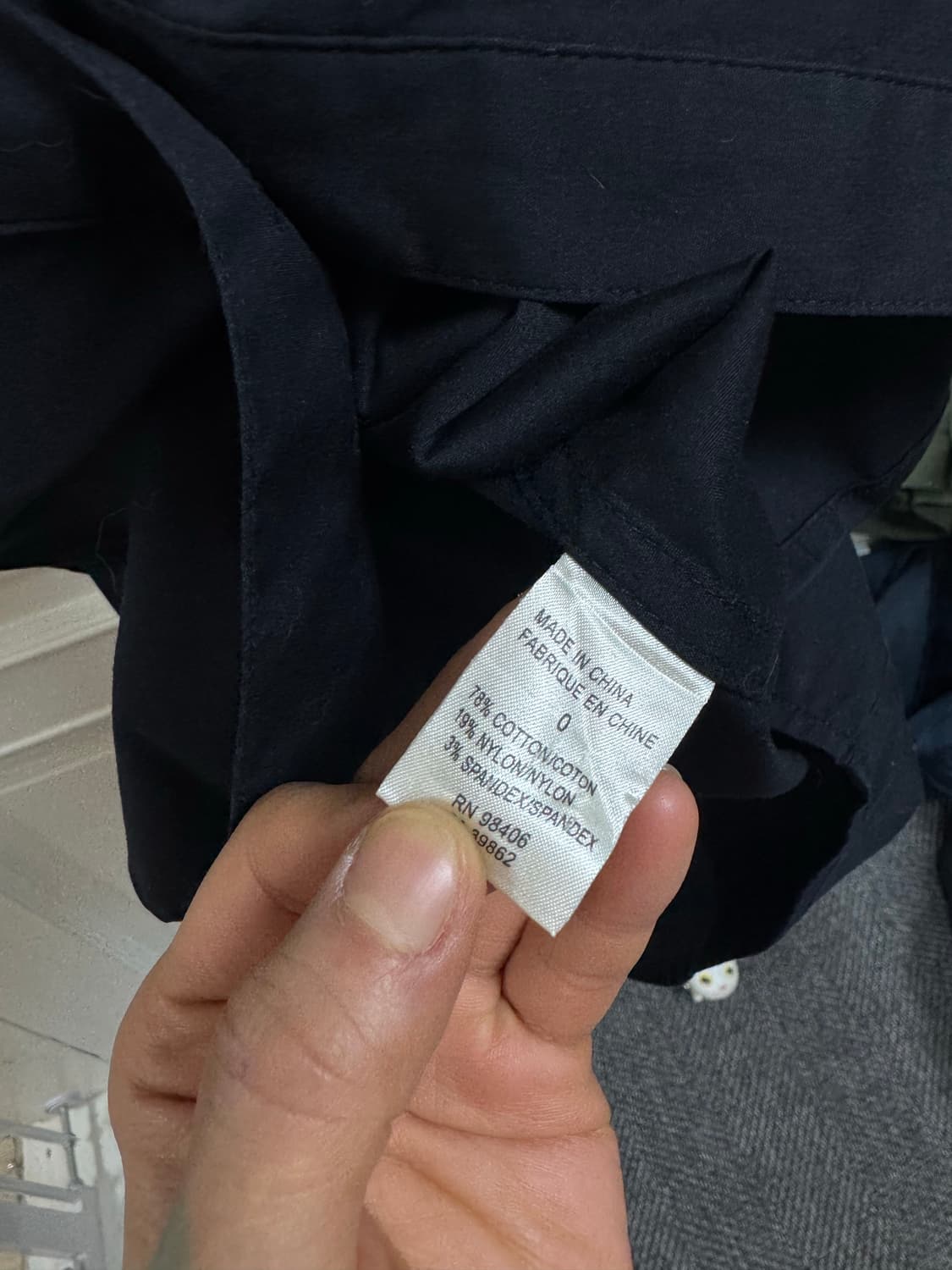 띠어리 Theory 블랙 반팔 셔츠 원피스 상품이미지5