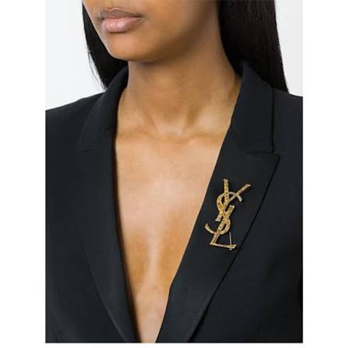 빈티지 생로랑 ysl 로고 미니 브로치 상품이미지4